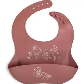 Filibabba Ruokalappu - Silikoni - syyskukkia - - OneSize - Ruokalaput