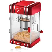 Unold Popcorn-kone - RETRO POPCORN - Punainen - Käynnistys-/sammutuspainike - Pieni kodinkone