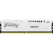 Kingston 64GB (4 x 16GB) FURY Beast White, DDR5 5200MHz, CL40, 1.25V, valkoinen
