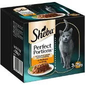Sheba 96 x 37,5 g Perfect Portions kalkkunakastike kissan märkäruoka