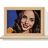 Quercetti PixelArt 8 - Ota selfie - 9600 Osaa - 00774 - - OneSize - Askartelusetit