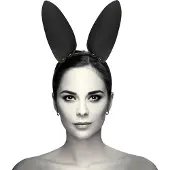 Croquette Chic Desire Headband With Bunny Ears