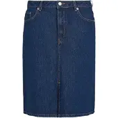 Tommy Hilfiger Dnm Knee Straight Skirt Rw Ace - Blue - 34