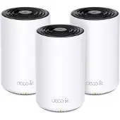 TP-LINK – AXE5400 Whole Home Mesh Wi-Fi 6E System(Tri-Band) (Deco XE75(3-pack))