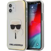 Karl Lagerfeld iPhone 12 Mini Suojakuori Iconic Cover Iridescent