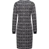 Ragwear Mekko 'Dassa Aztec' tummanharmaa / valkoinen