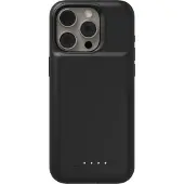 Mophie iPhone 15 Pro Juice Pack -suojakuori varavirtalähteellä, musta