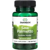 Swanson Health , Saw Palmetto, 160 mg, 120 Pehmeä kapseli
