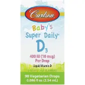 Carlson , Vauvan Super Daily D3, 0,086 fl oz (2,54 ml)