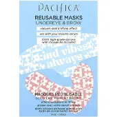 Pacifica , Käytettävä Alasilmä & Brows Beauty Masks, 3 Masks