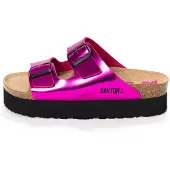 Bayton Pistokkaat 'JAPET' vaaleanruskea / fuksia / musta