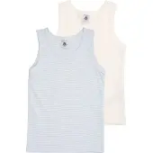 Petit Bateau Aluspaita vaaleansininen / villanvalkoinen
