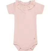 Petit Bateau Sf Bodies Acol Mc - Pink - 67