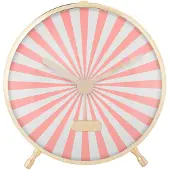Karlsson herätyskello Candy Swirl flamingo pink & white KA6008PI