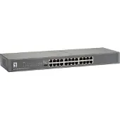 Level One FSW-2450, Hallitsematon, Fast Ethernet (10/100), Täysin kaksipuolinen, Telineasennus