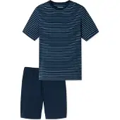 Schiesser Pyjama Short - Navy - XXL