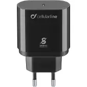 Cellularline 8018080367182, Sisätila, AC, musta (ACHSMUSBCPD25WK)