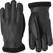Hestra Deerskin Primaloft Rib Black Arkihanskat 7