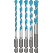 Bosch Poranteräsarja Expert HEX-9 MultiConstruction 5,5/6/6/7/8 mm, 5 osaa