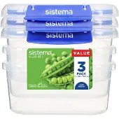 Sistema Eväslaatikko - Square Klip it Plus - 3 kpl - 1,15 l - Si - - OneSize - Eväslaatikot