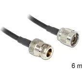 DeLOCK 88683 coaxial cable LMR195 6 m Black (88683)