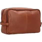 Esquire Dallas Toilettilaukku Nahka 27 cm Ruskea