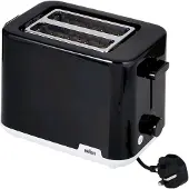 Braun HT1010BK, 2 viipale(i)ta, Musta, Muovi, Rotaatio, 900 W, 132 x 35 x 119 mm