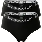 Emporio Armani Ladies Knitted Bi-Pa - Black - XL