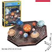 Cubic 3D palapeli Solar System
