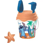 MONDO STITCH Hiekkaämpärisetti, 6 osaa, halkaisija 17 cm