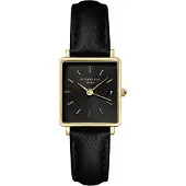 Rosefield Boxy XS Black Black Leather Gold QBBLG-Q53