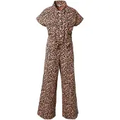 Lollys Laundry Mathildell Jumpsuit Ss - Brown - S