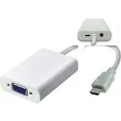 Microconnect aktiivinen HDMI – VGA -muunnin, 15 cm, valkoinen