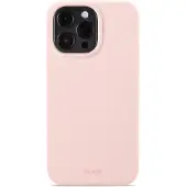 Holdit Silicone Case iPhone 14 Pro Max -suojakuori, Vaaleanpunainen