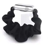 SKALO Scrunchie-ranneke Apple Watch SE 44mm - Musta