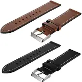 SKALO Ranneke nahkaa Amazfit Balance - Musta