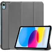 SKALO iPad 10.9 (2022) Trifold Suojakotelo - Harmaa