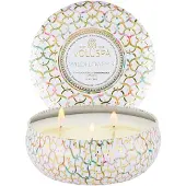 Voluspa Wildflowers Maison Blanc Wildflowers 3-wick Tin Candle 40h 340