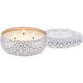 Voluspa Maison Blanc Mountain Lavender & Chamomile 3-wick Tin Candle 4