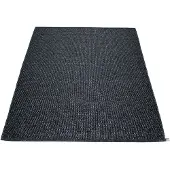 Pappelina Svea matto 140x220 cm black metallic / black