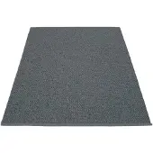 Pappelina , Svea matto 140x220 cm granit / black metallic