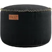 SACKit Canvas-puffi musta
