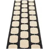 Pappelina Sten matto 70x200 cm black / cream