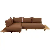 Cane-Line Sticks kulmasohva Teak/umber brown