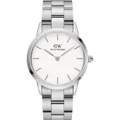 Daniel Wellington Iconic Link 28 Silver White DW00100207