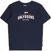 Only & Sons Osjlenny Life Reg Vintage Tee Jrs Noos - Navy - 134-140