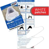 Trainer Heel Hole Preventer White Kenkien tarvikkeet One Size