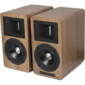 Edifier Airpulse A80 -aktiivikaiuttimet, Bluetooth 5.0, pähkinäpuu