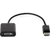 HP DisplayPort to DVI-D Adapter - DisplayPort-sovitin - enkeltlink - DisplayPort (han) til DVI-D (hun) - 19 cm - haspet - for 34; Elite Dragonfl...