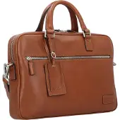 PICARD Authentic Asiakirjasalkku Nahka 40 cm Kannettavan tietokoneen taskun syvyys Ruskea
